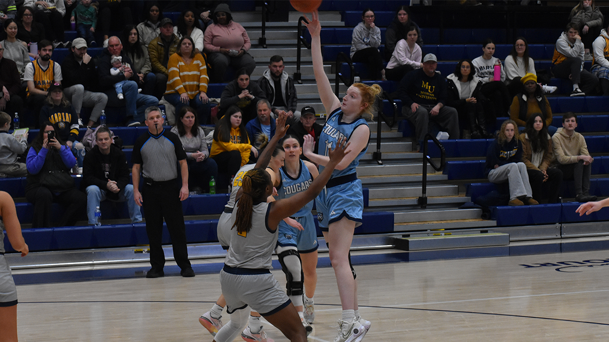 Lady Cougars Fall in Hard-Fought Battle at No.5 Marian