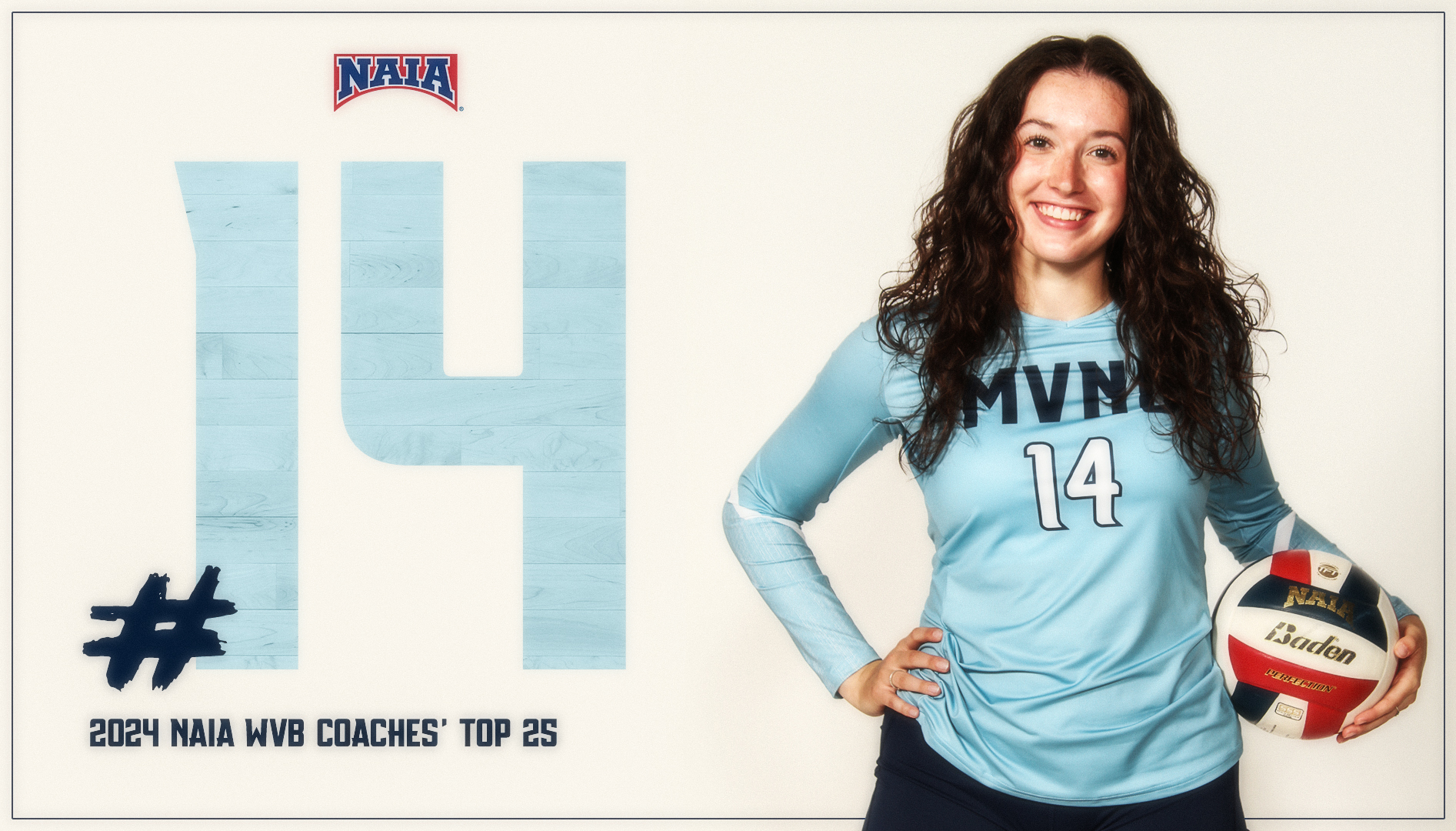 Women’s Volleyball Moves up to No.14 in Final Coaches Rating